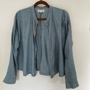 Madewell Cropped Denim Shirt